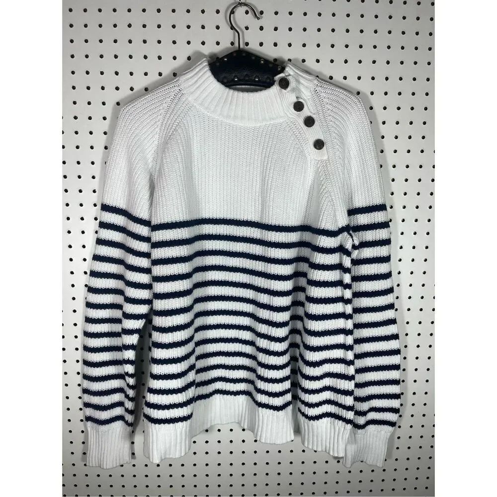 J.Crew striped knit sweater size XXL